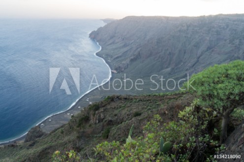 Picture of El Hierro La Restinga Kste Berg Meer Kanaren Kanarische Inseln Insel  Spanien Europa